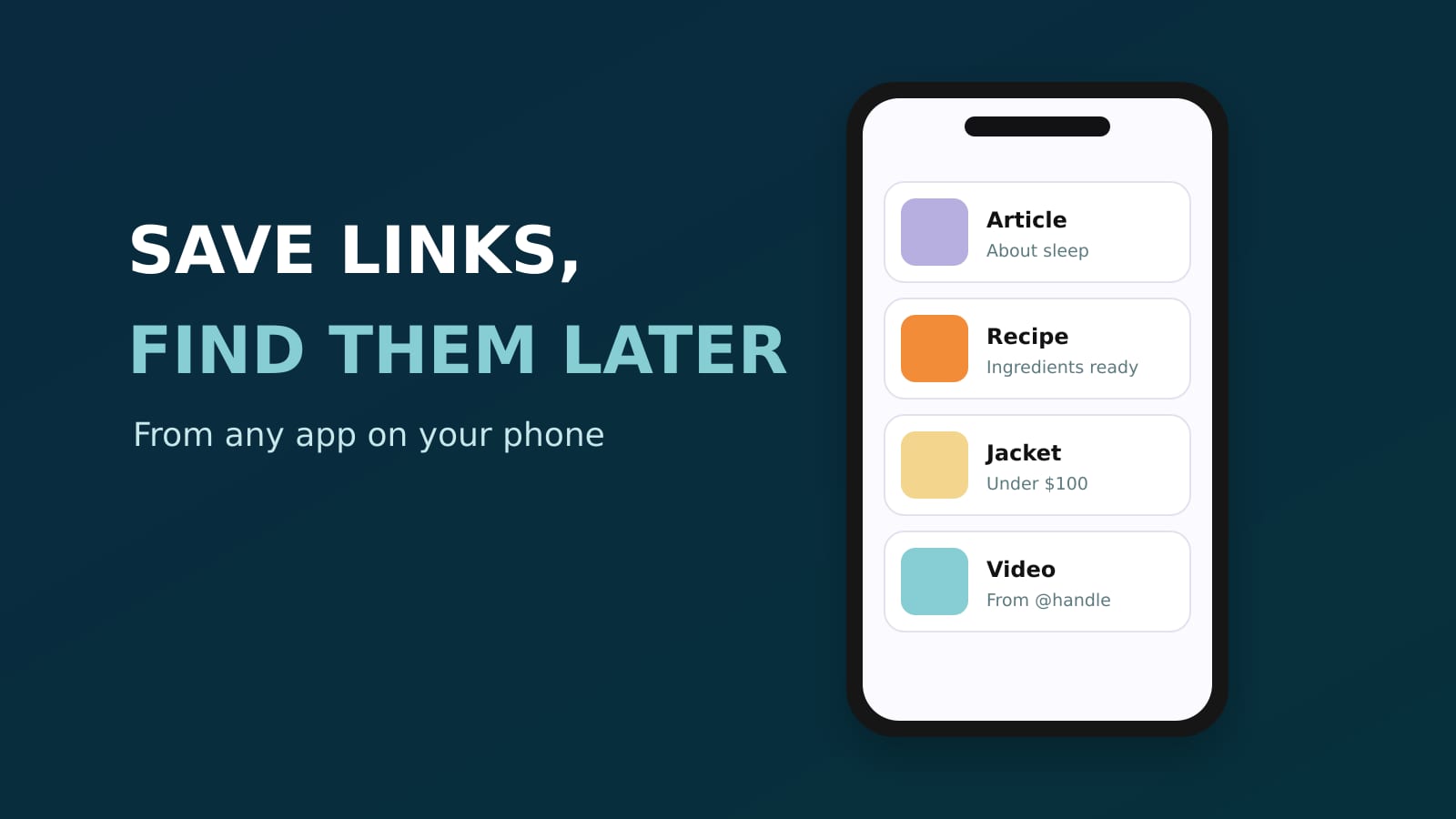 The Best App to Save Links on Your Phone and Find Them Later (2026)