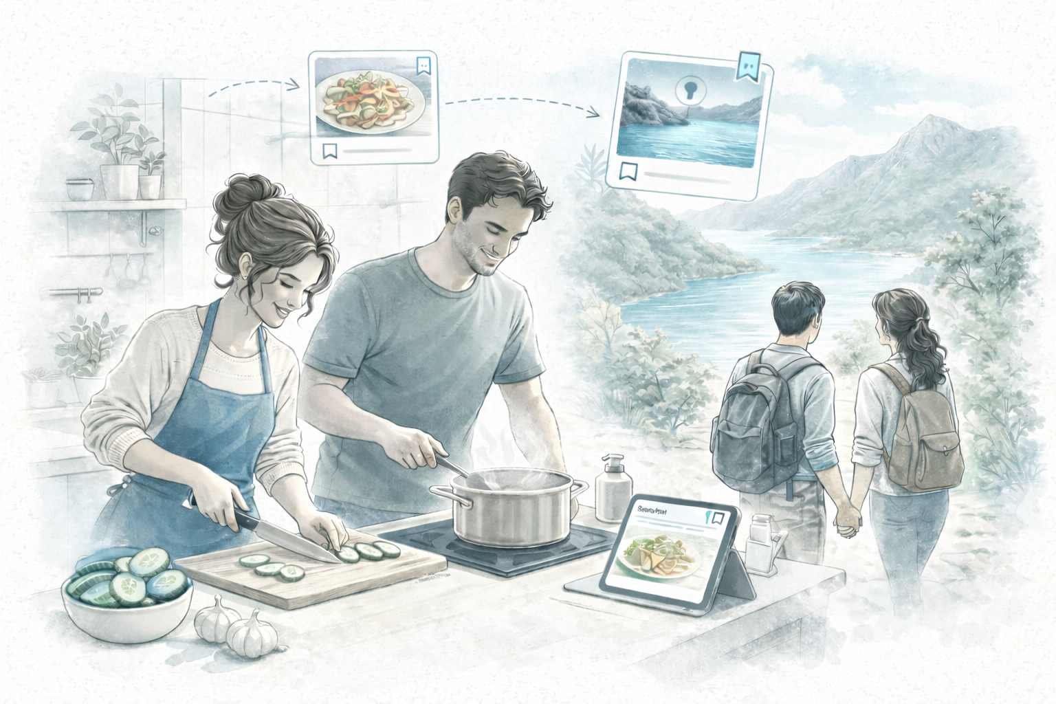 Why Saved Recipes and Places Rarely Turn Into Real Plans